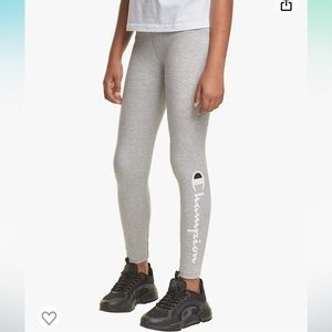 Champion Girls Signature Script Leggings (big kids) xl